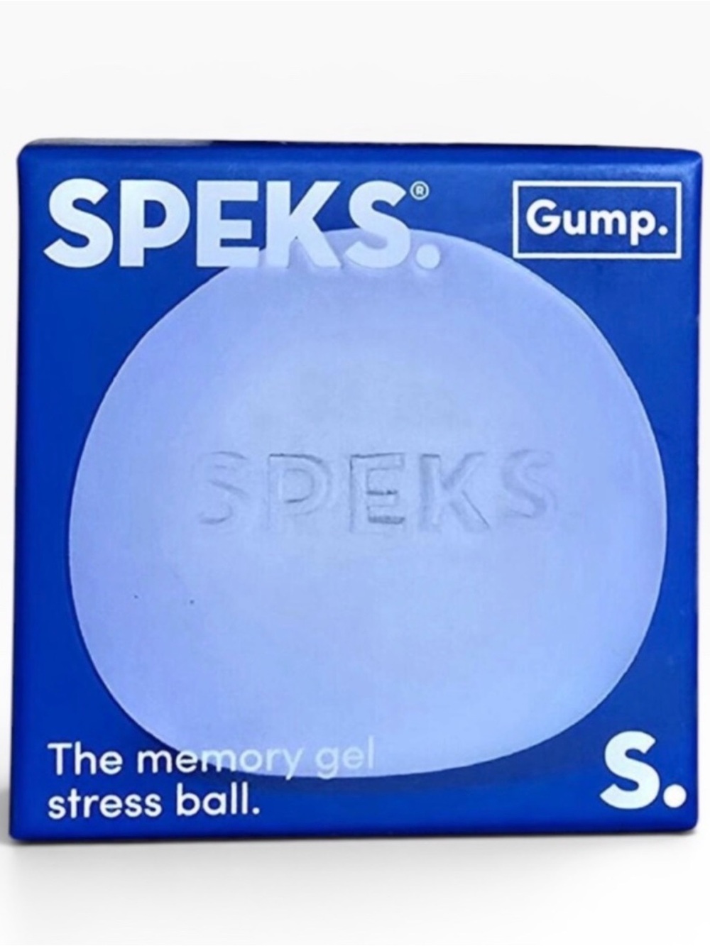 Gump Blue Memory Gel Stress Ball - Kids Learning Toy